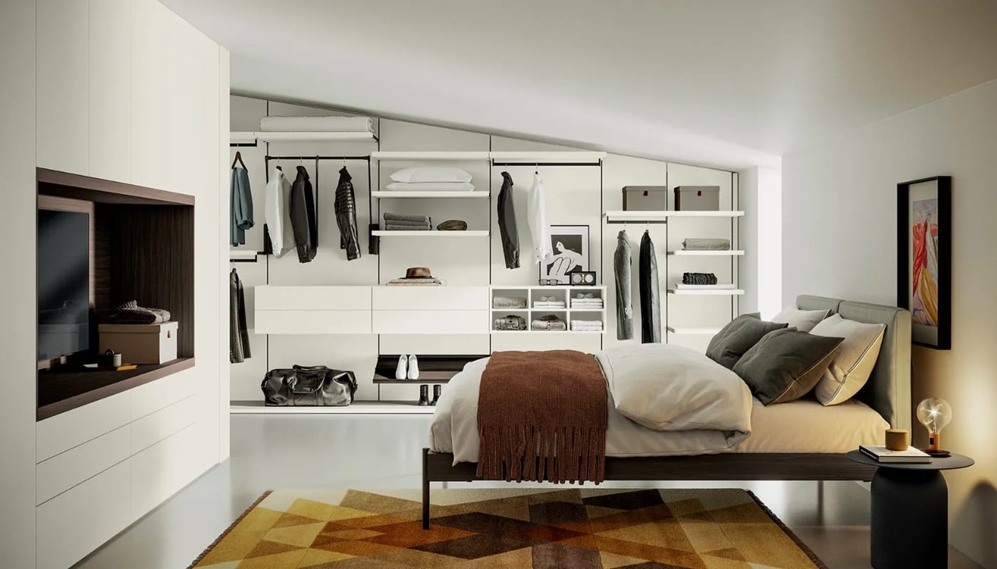 Cabina armadio modulare Rack System Doimo Dielle Modus