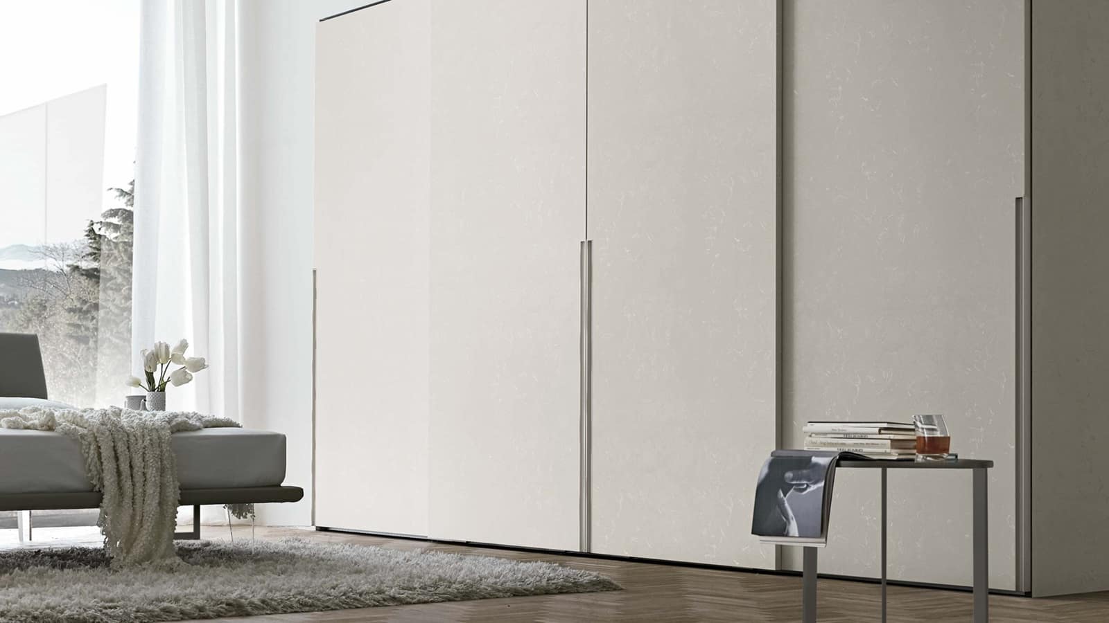 Armadio con tre ante scorrevoli Tomasella modello Doris