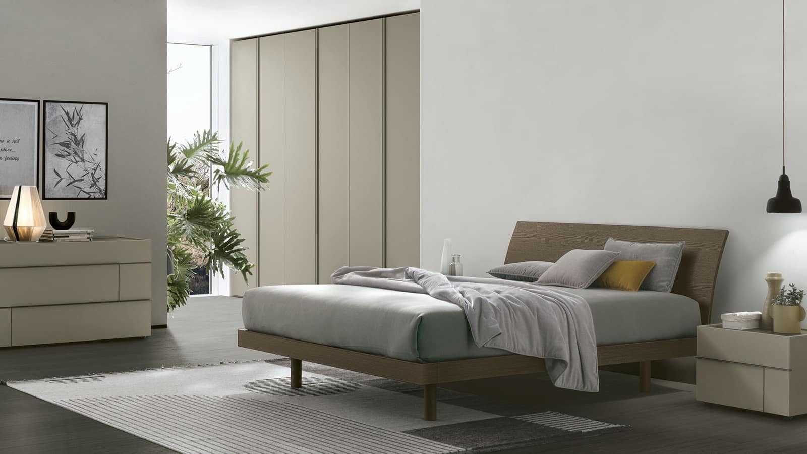 Letto matrimoniale Narciso di Tomasella