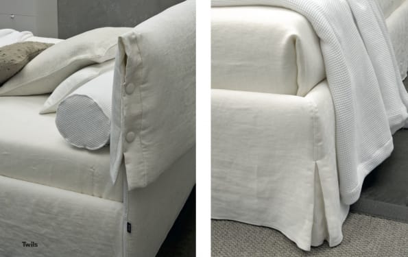 particolare cuscino con bottoni Giselle