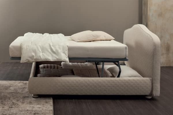 Letto contenitore Althea con apertura facilitata Easy Up