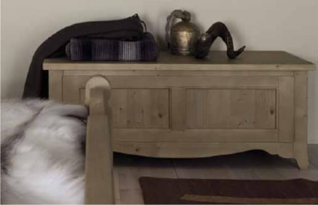 cassapanca in vero legno