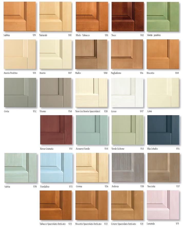 colori del legno