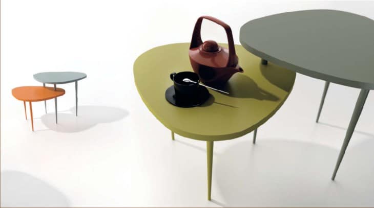 tavolino di design bikini