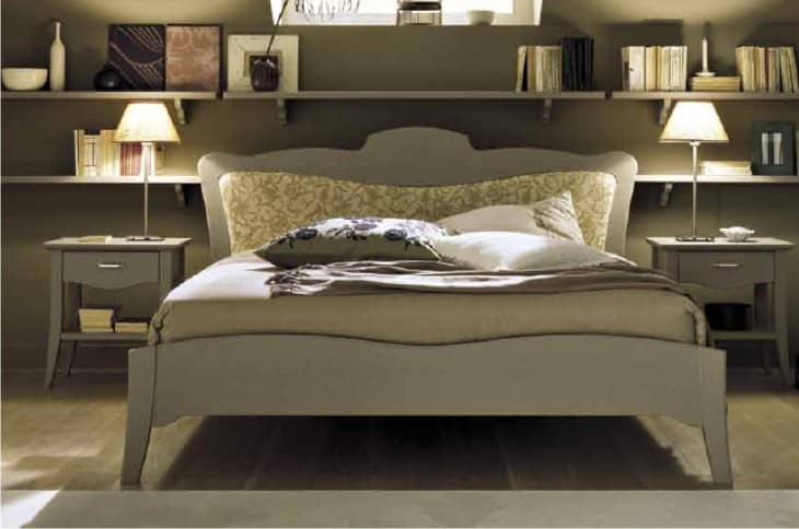 letto testiera imbottita