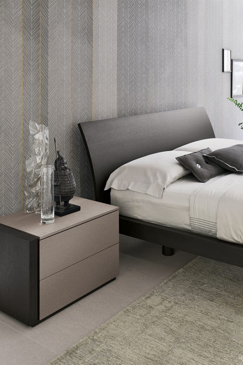 Letto matrimoniale Tomasella Clio con comodino Capitol