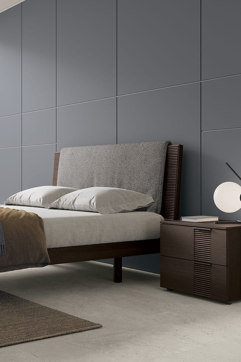 Letto e comodino Bliss di Tomasella
