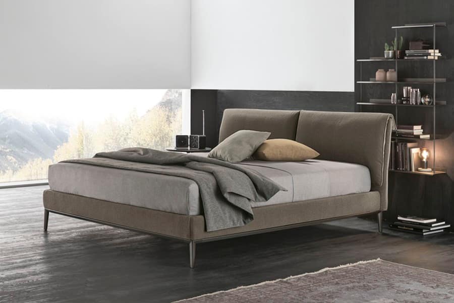 Letto River con giroletto h.14cm imbottito