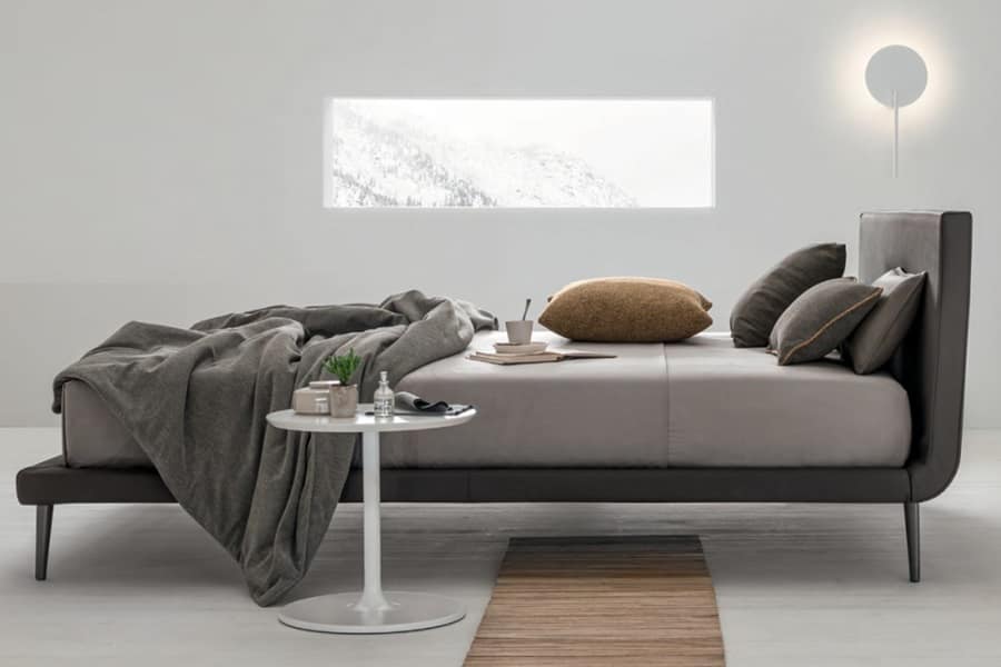 Letto matrimoniale moderno imbottito Aspen di V&nice
