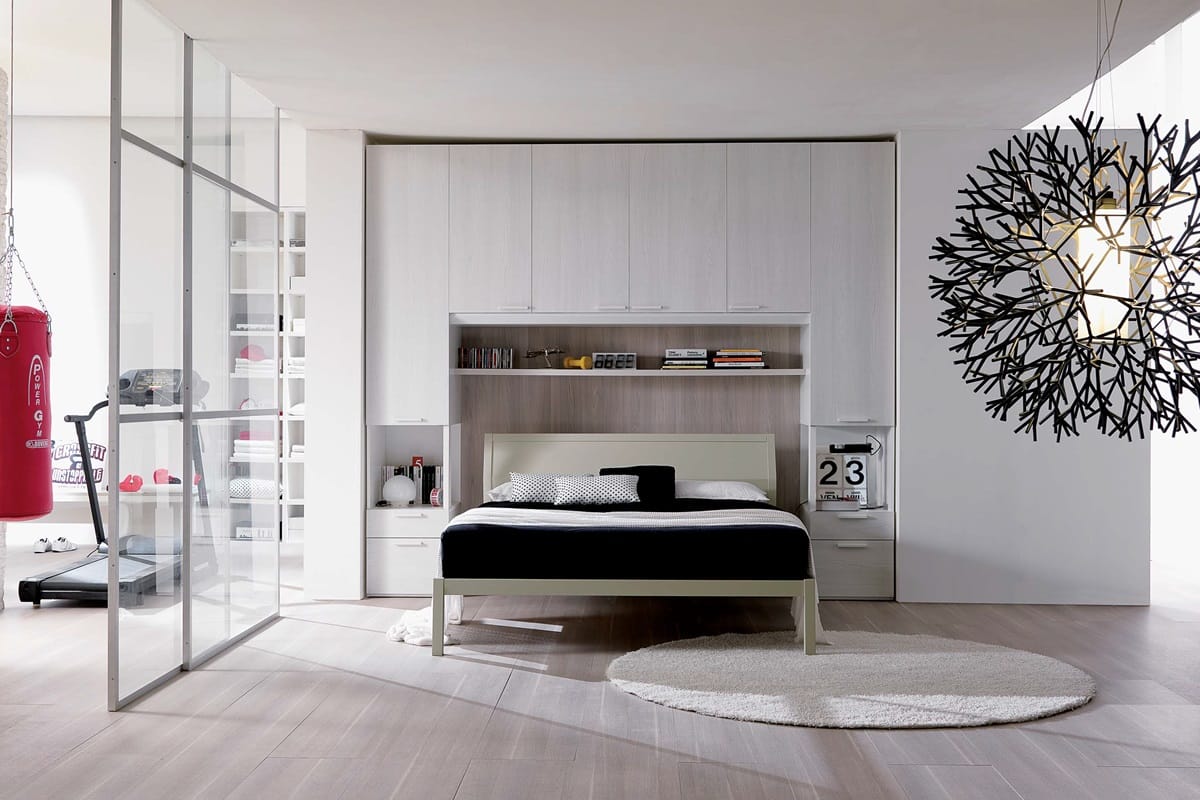 Camera matrimoniale a ponte compatto