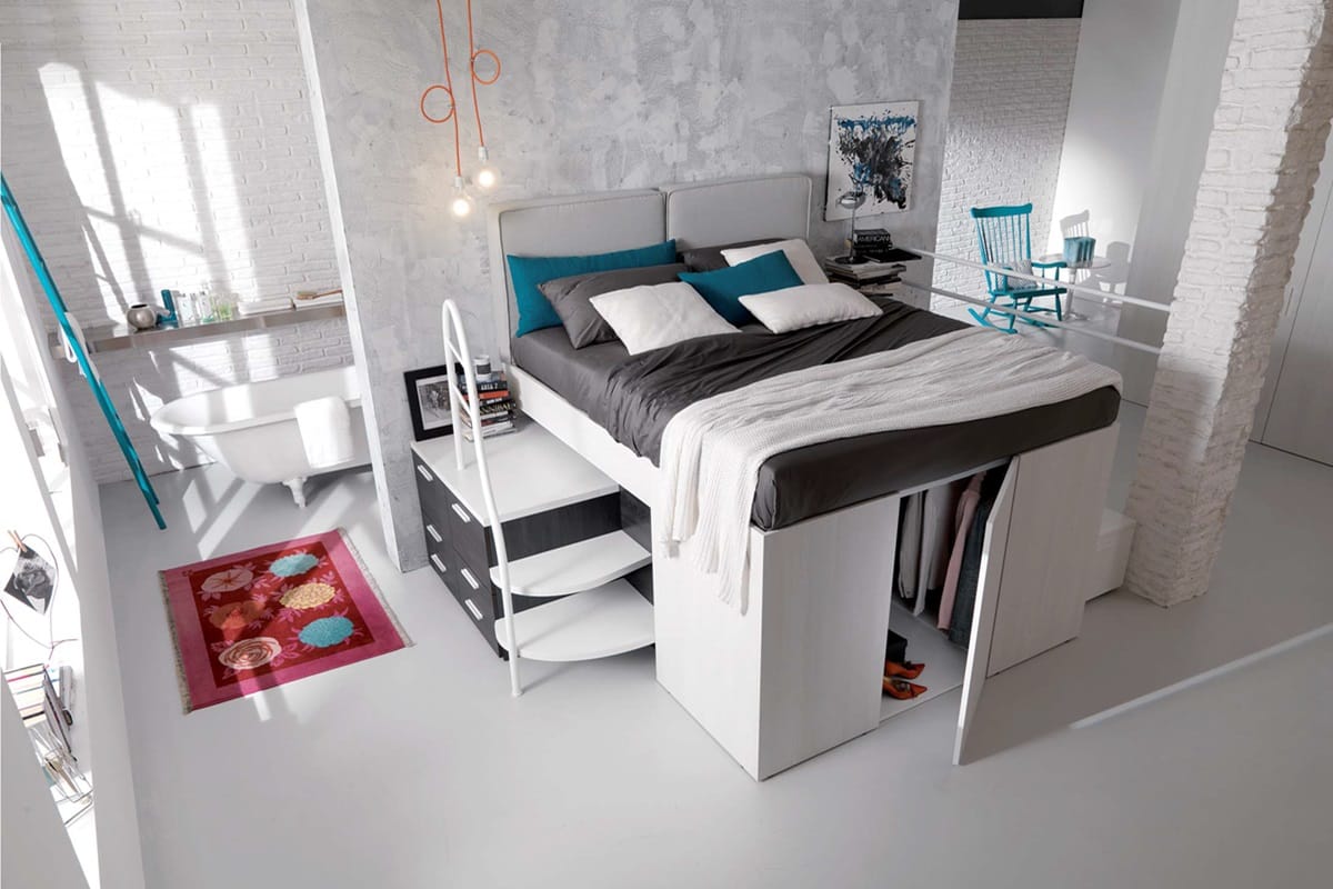 Armadio letto Container di Doimo Dielle Modus